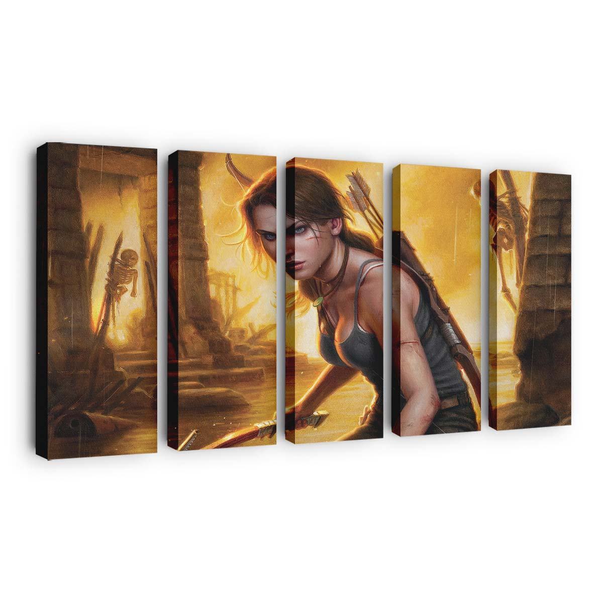 lara croft tomb raider warrior girl 4k yw